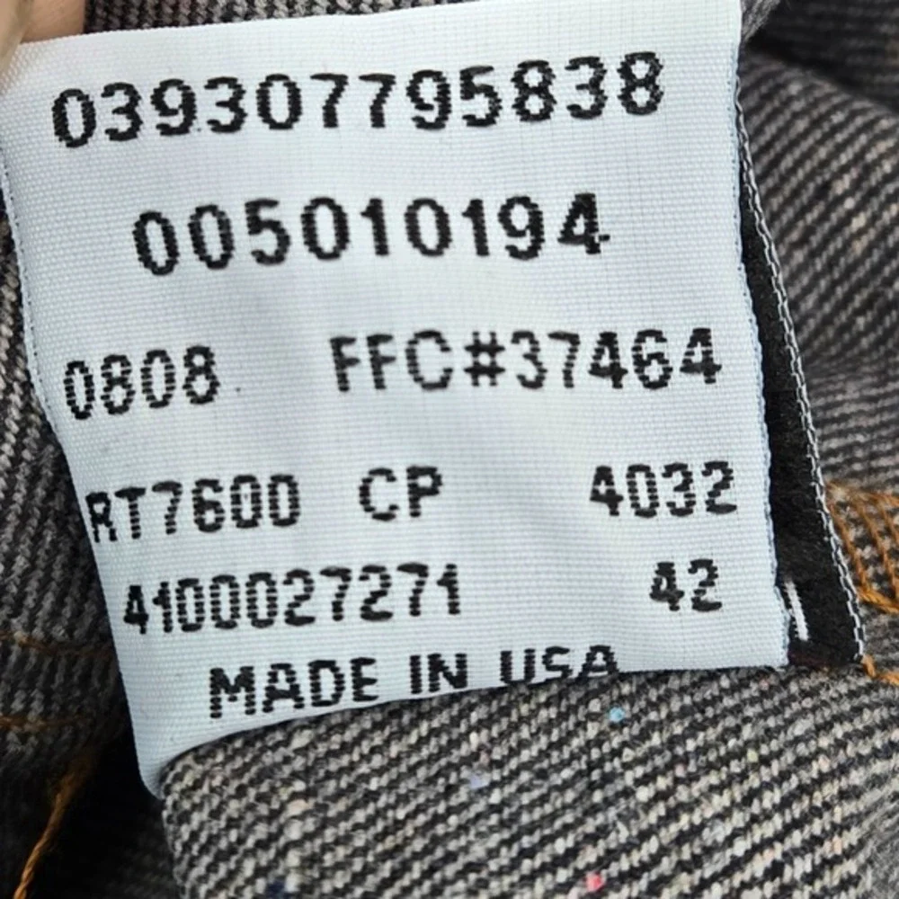 VINTAGE Levi's 501 Men Jeans 36x30 Gray Denim Straight Leg Button Fly Y2K USA‎